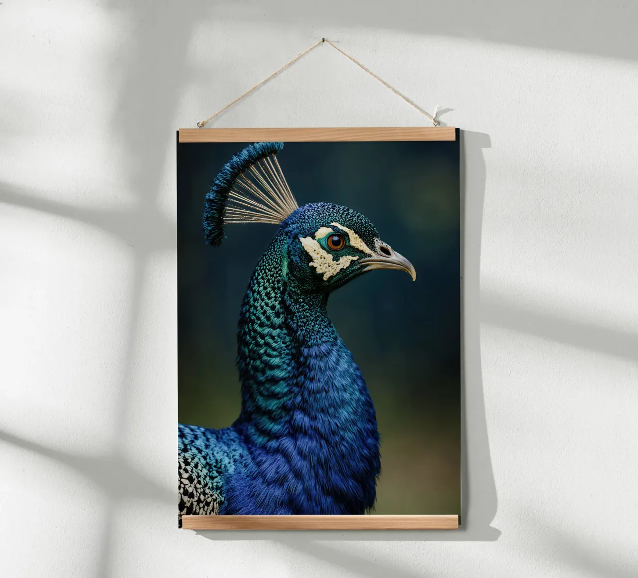 Peacock Portrait poster da Attaboy Dsgn