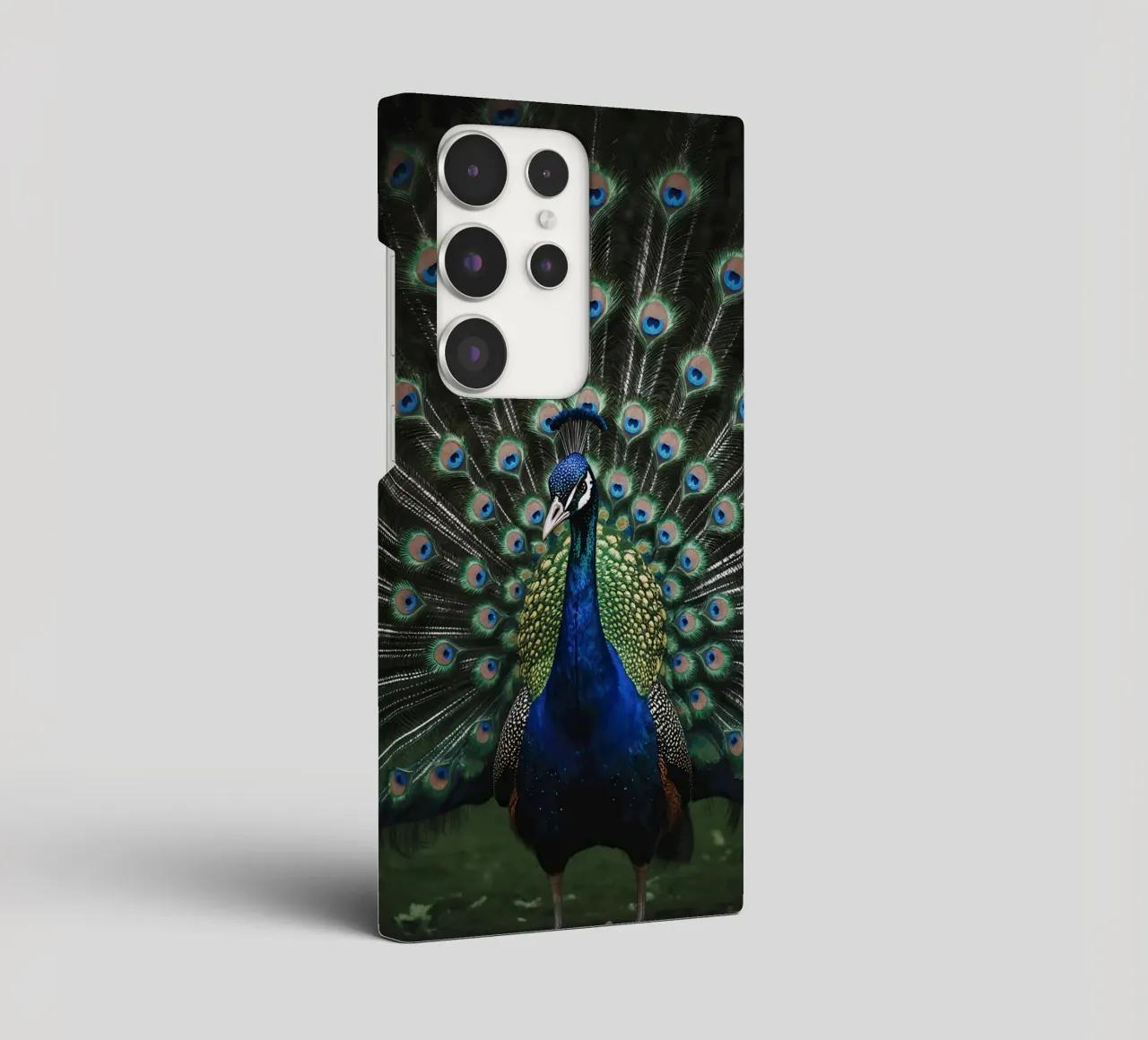 Peacock with Full Tail Display cover samsung da Attaboy Dsgn