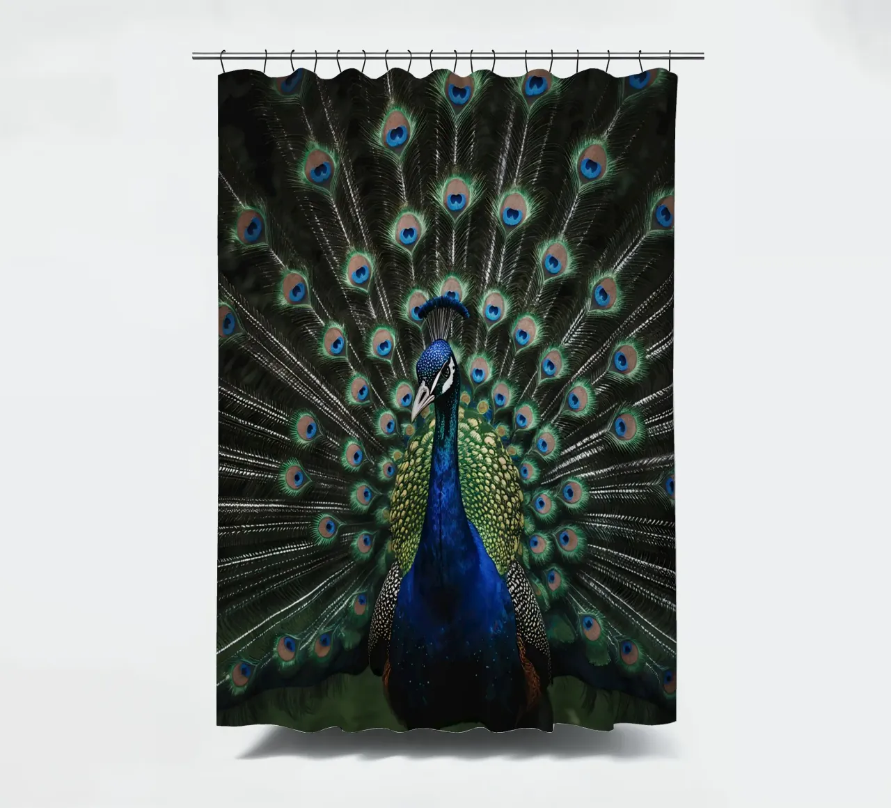 Peacock with Full Tail Display tenda da doccia da Attaboy Dsgn