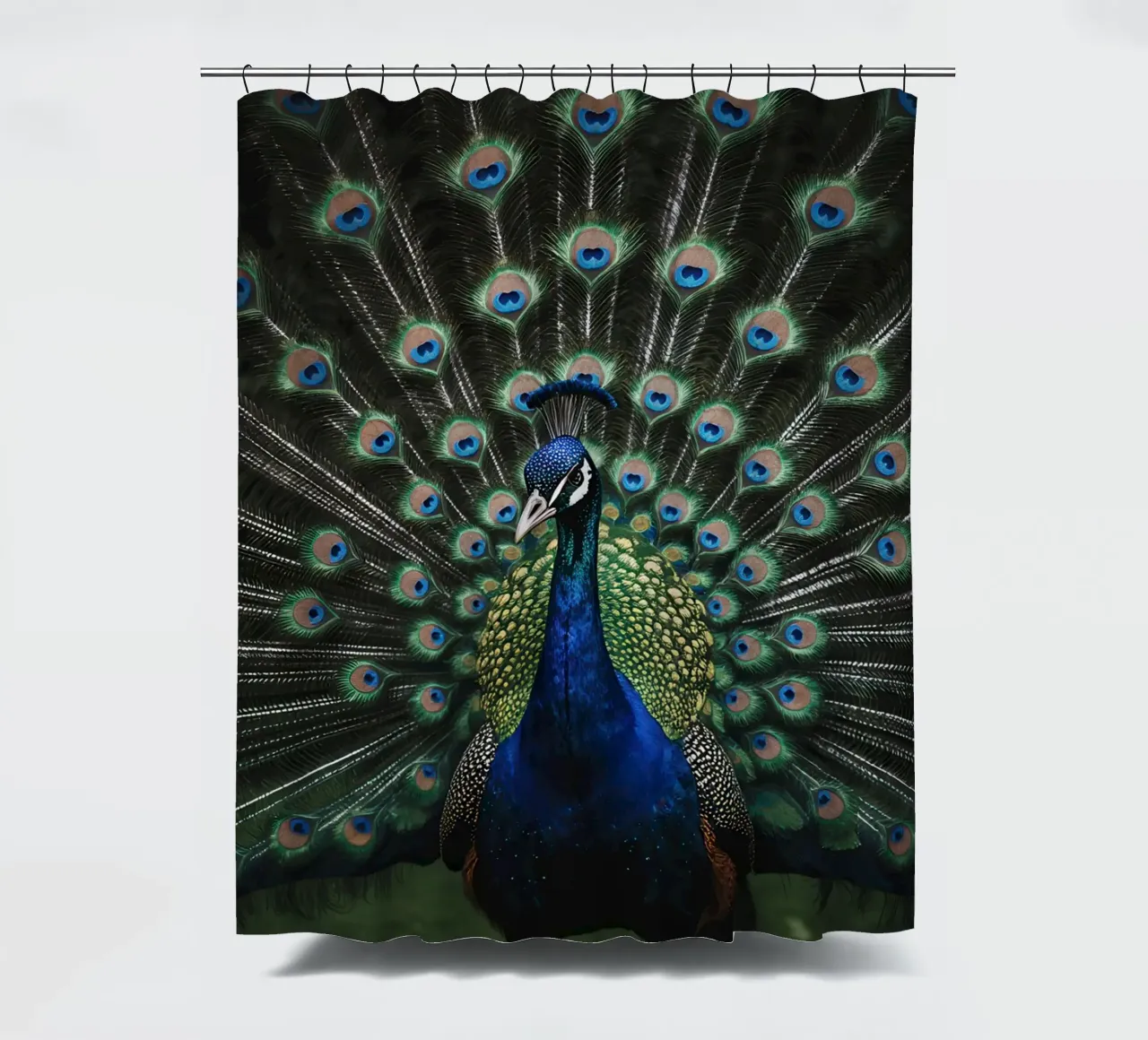 Peacock with Full Tail Display tenda da doccia da Attaboy Dsgn