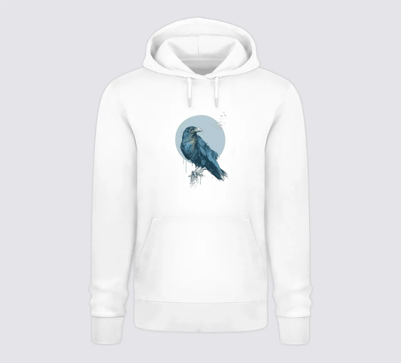 Blue Crow II felpa con cappuccio da Balazs Solti