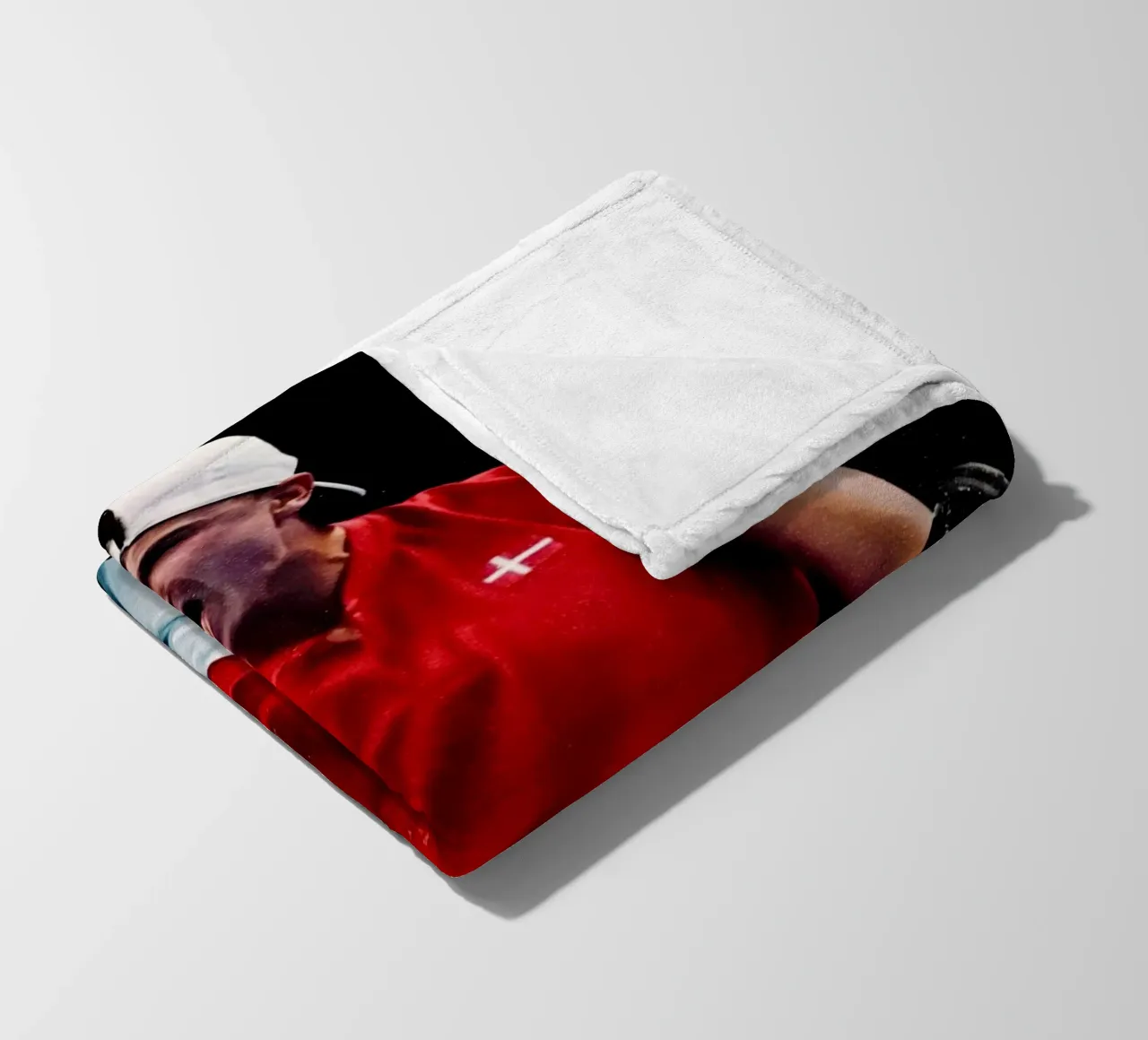 Holger Rune coperta in pile da Low poly art