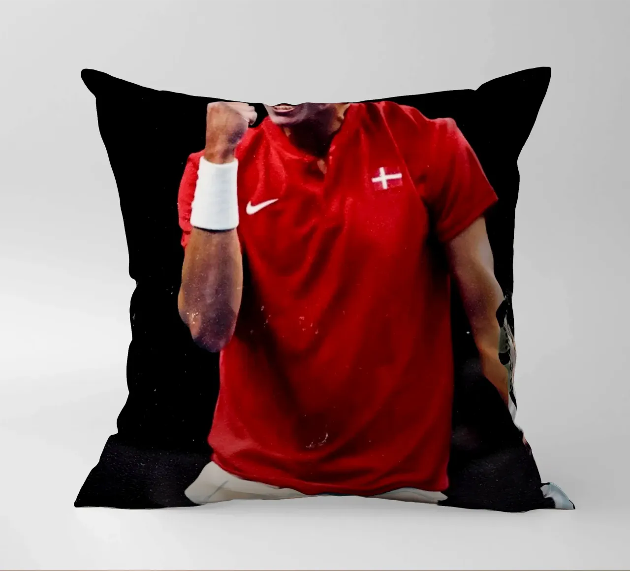 Holger Rune cuscino da Low poly art