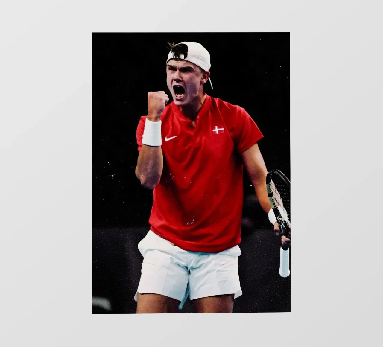Holger Rune telo in pvc da Low poly art