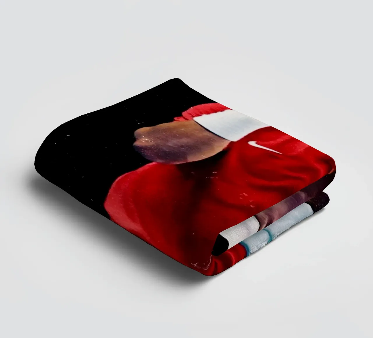 Holger Rune asciugamano da bagno da Low poly art