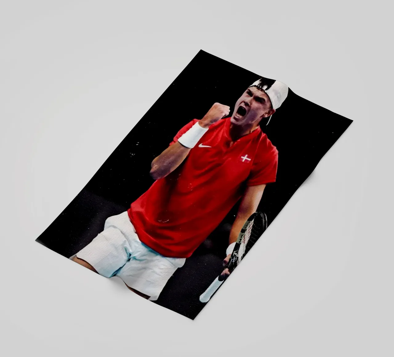 Holger Rune telo mare da Low poly art