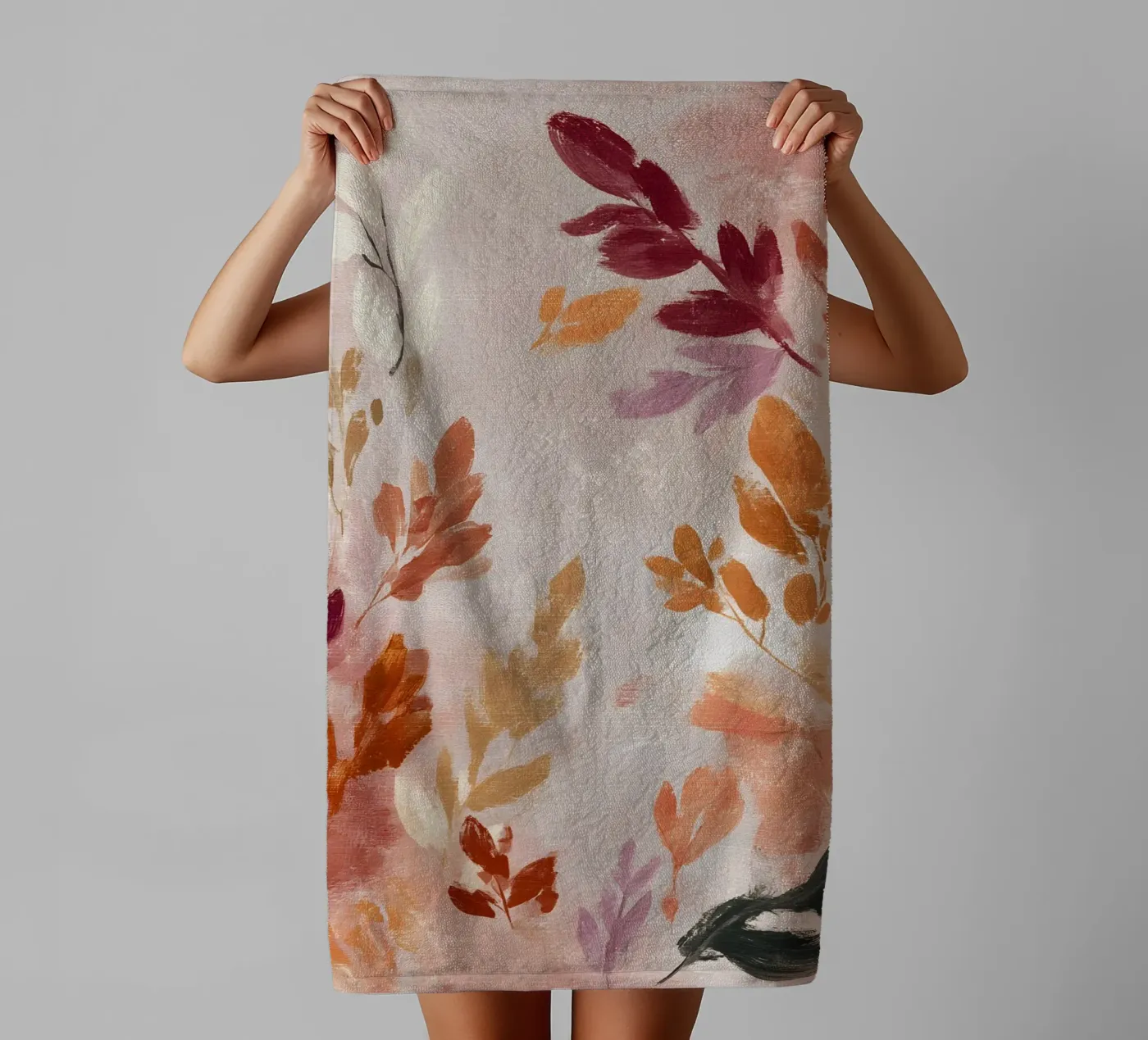 Abstract Fall towel by Gypsy Galleria