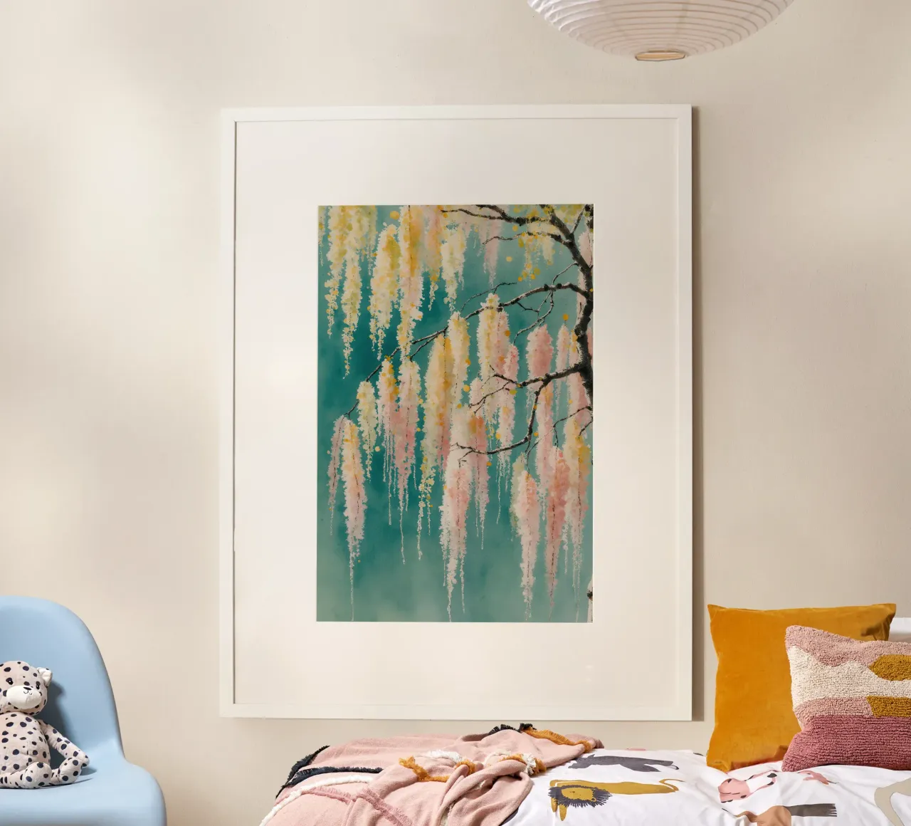 Birch Tree Blossoms poster da Attaboy Dsgn