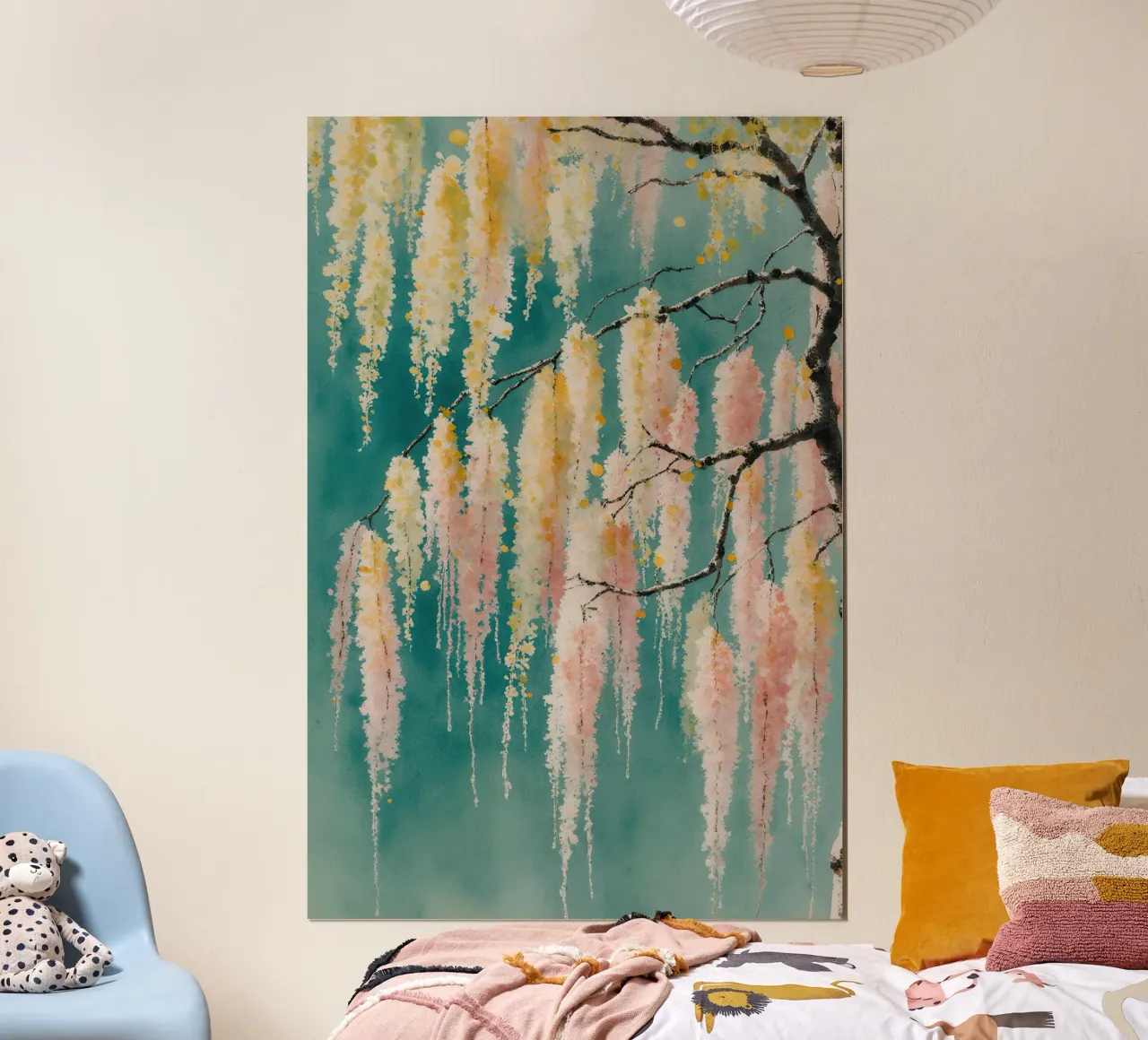Birch Tree Blossoms poster da Attaboy Dsgn