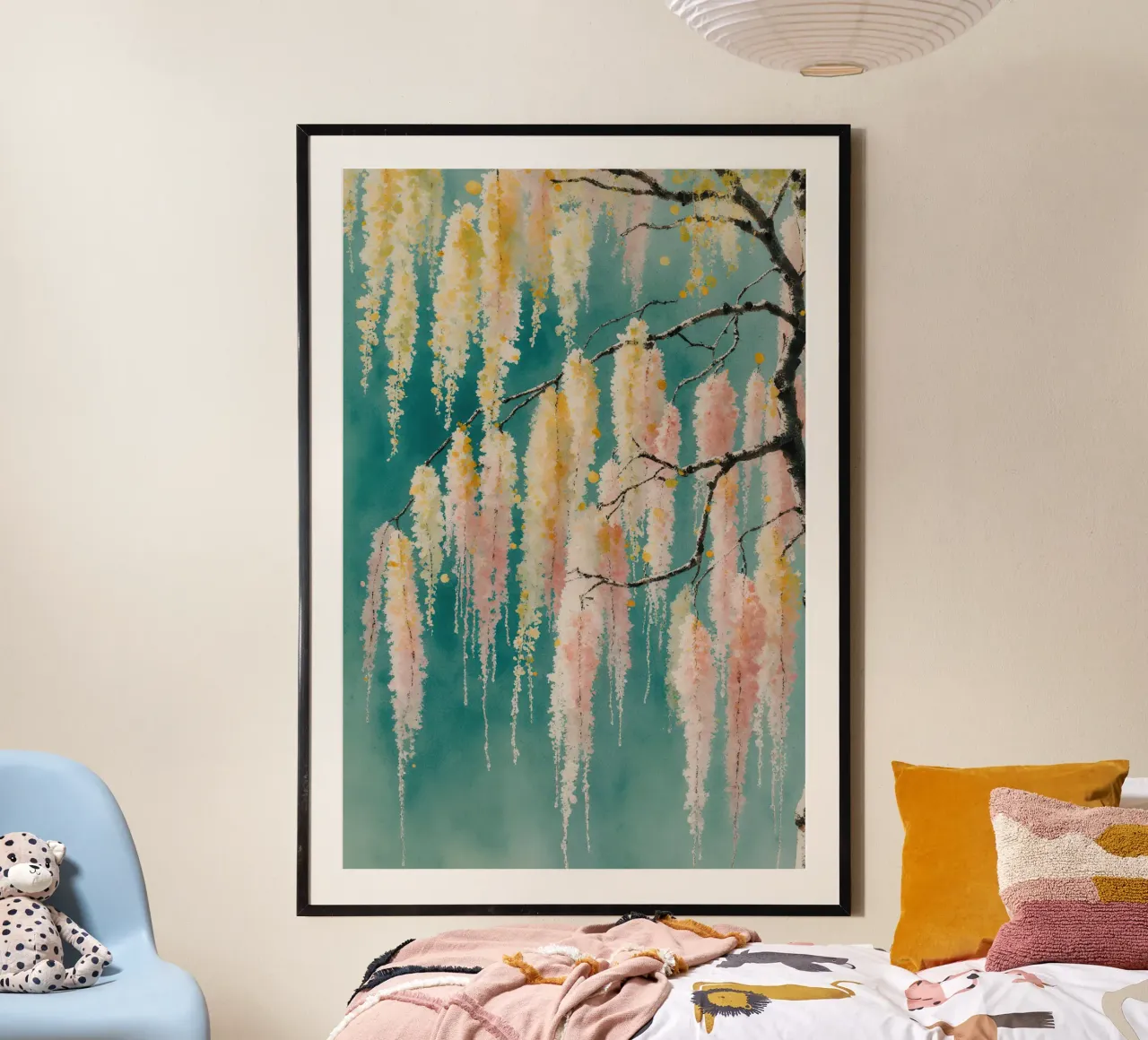 Birch Tree Blossoms poster da Attaboy Dsgn
