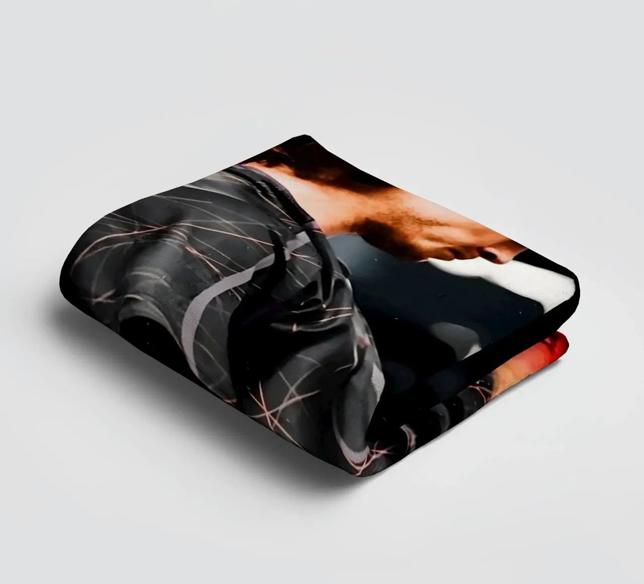 Andrey Rublev asciugamano da bagno da Low poly art
