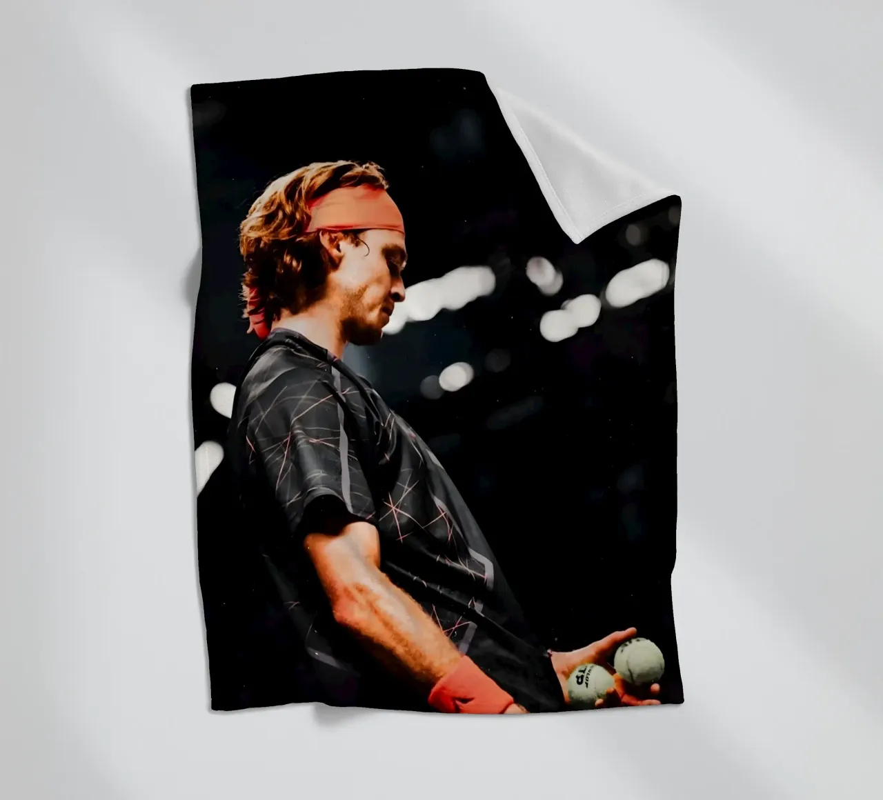 Andrey Rublev coperta in pile da Low poly art