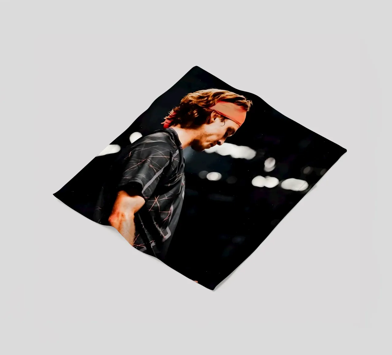 Andrey Rublev coperta in pile da Low poly art