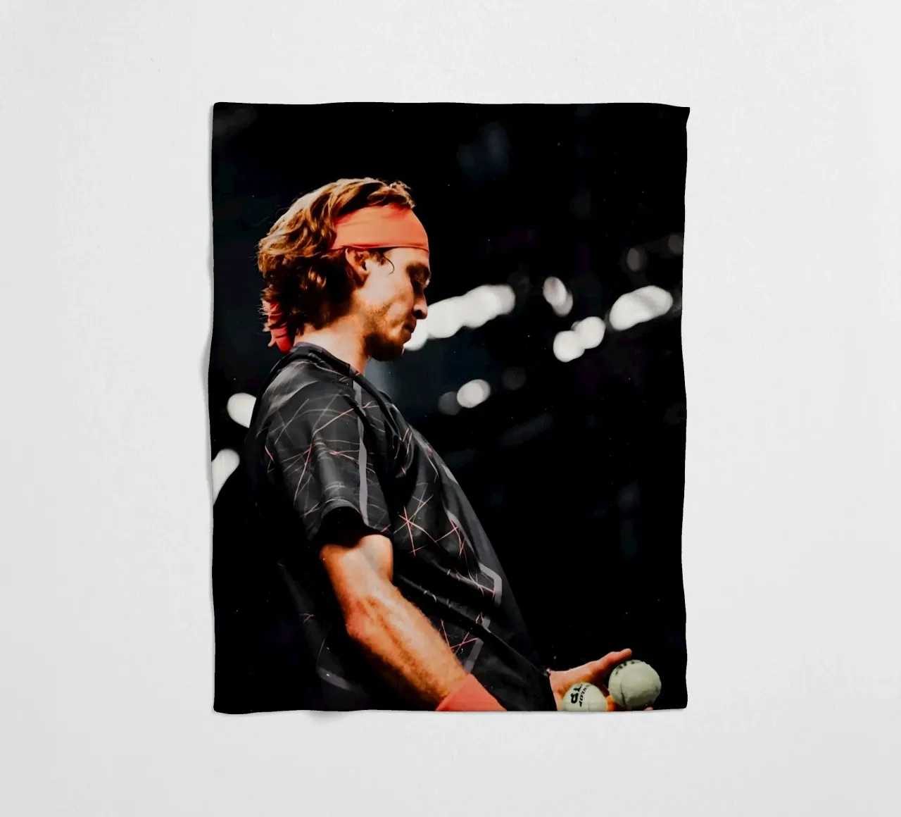 Andrey Rublev coperta in pile da Low poly art
