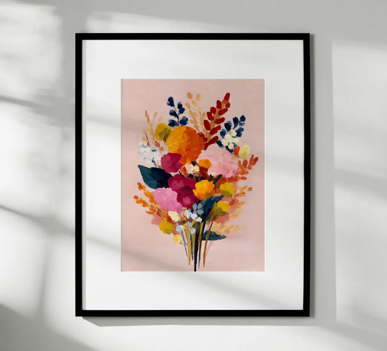 Blooming Joy poster con telaio in plastica da Gypsy Galleria