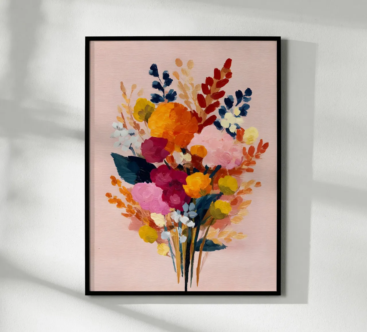 Blooming Joy poster con telaio in plastica da Gypsy Galleria