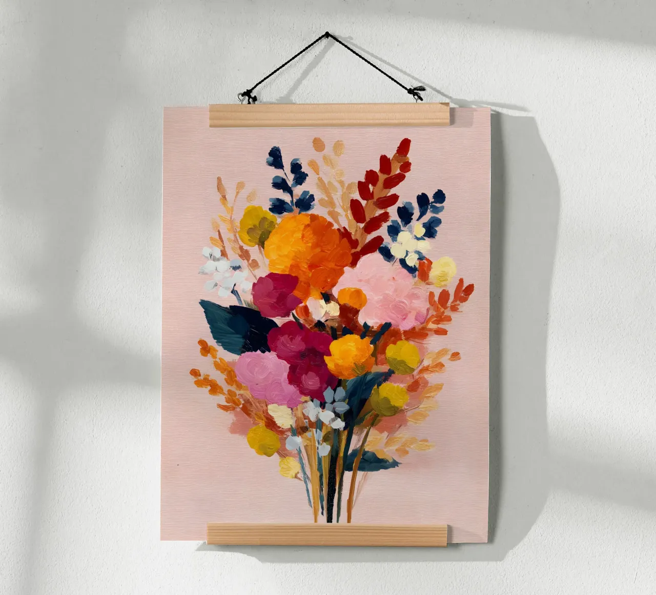 Blooming Joy poster con telaio in plastica da Gypsy Galleria