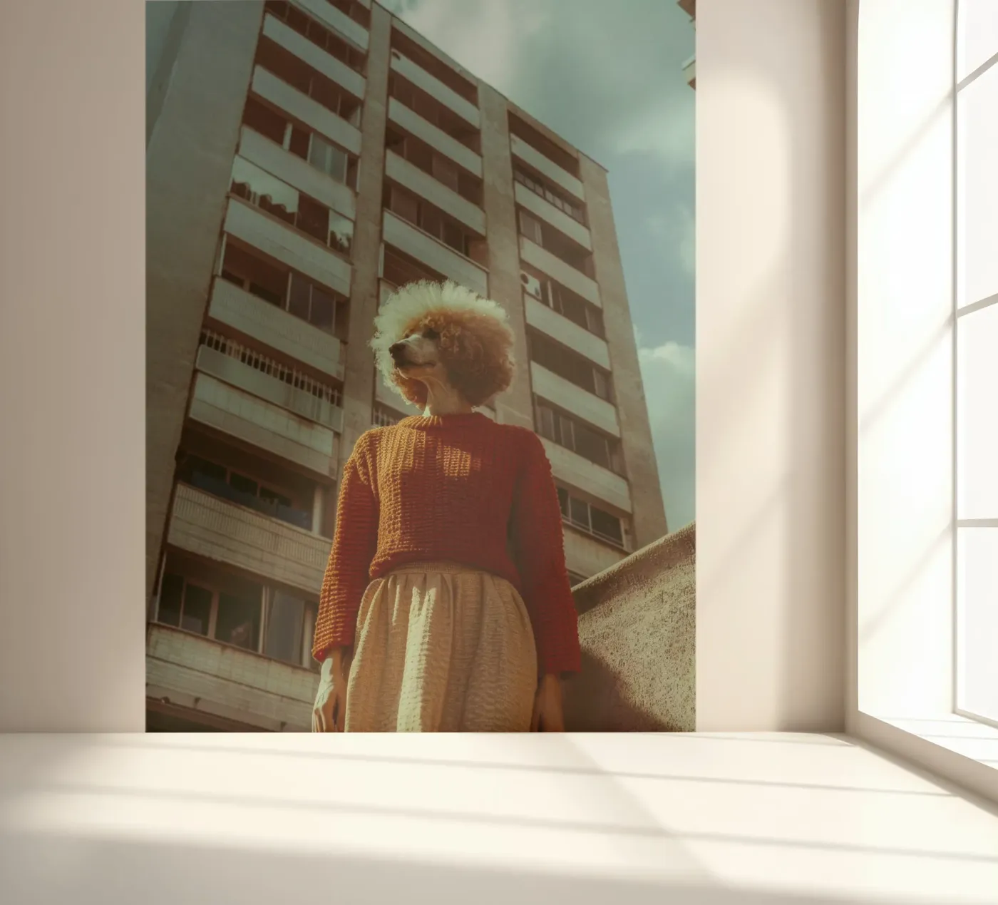 Marlène fotobehang van Affiches Chien Originales – Dogland