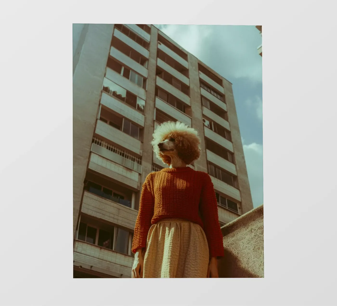 Marlène fotobehang van Affiches Chien Originales – Dogland