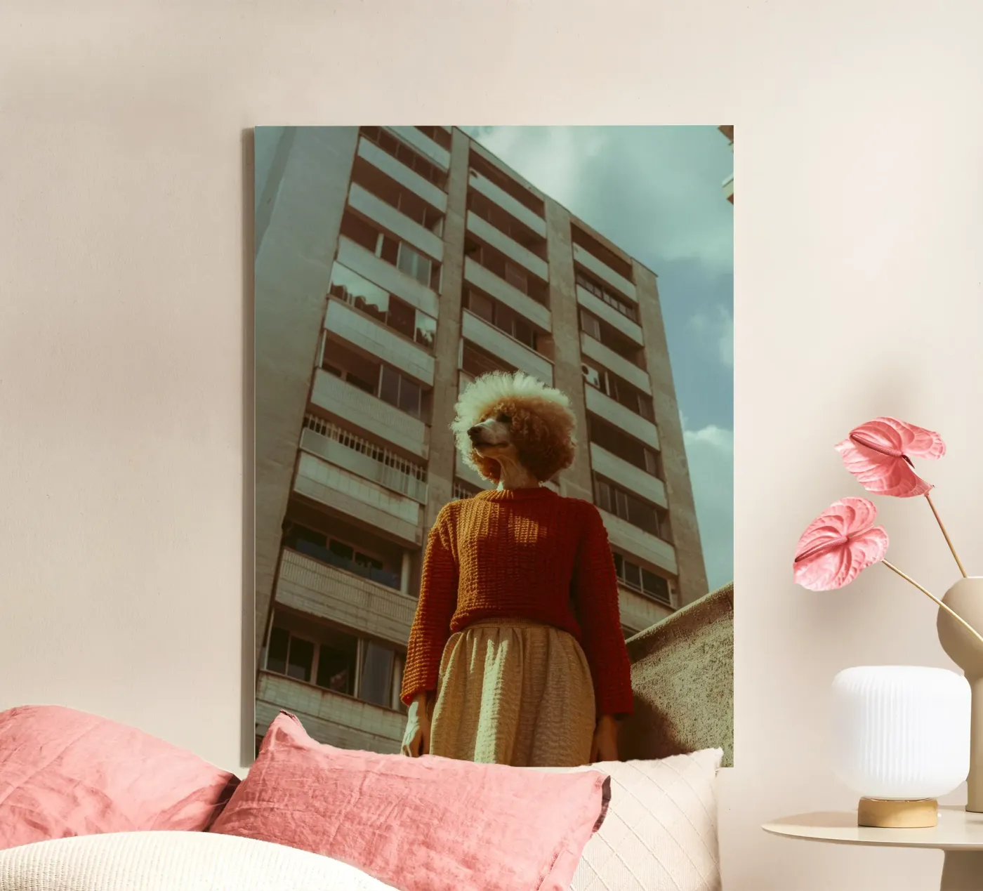 Marlène canvas van Affiches Chien Originales – Dogland