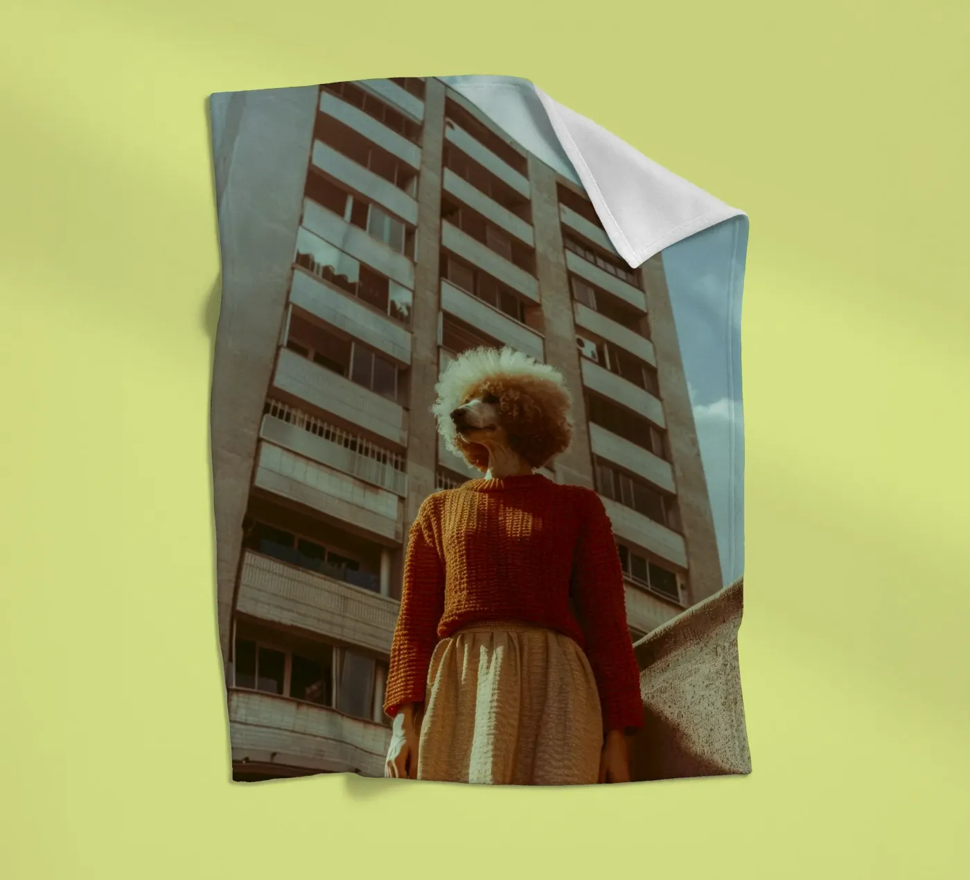 Marlène Fleecedecke von Affiches Chien Originales – Dogland