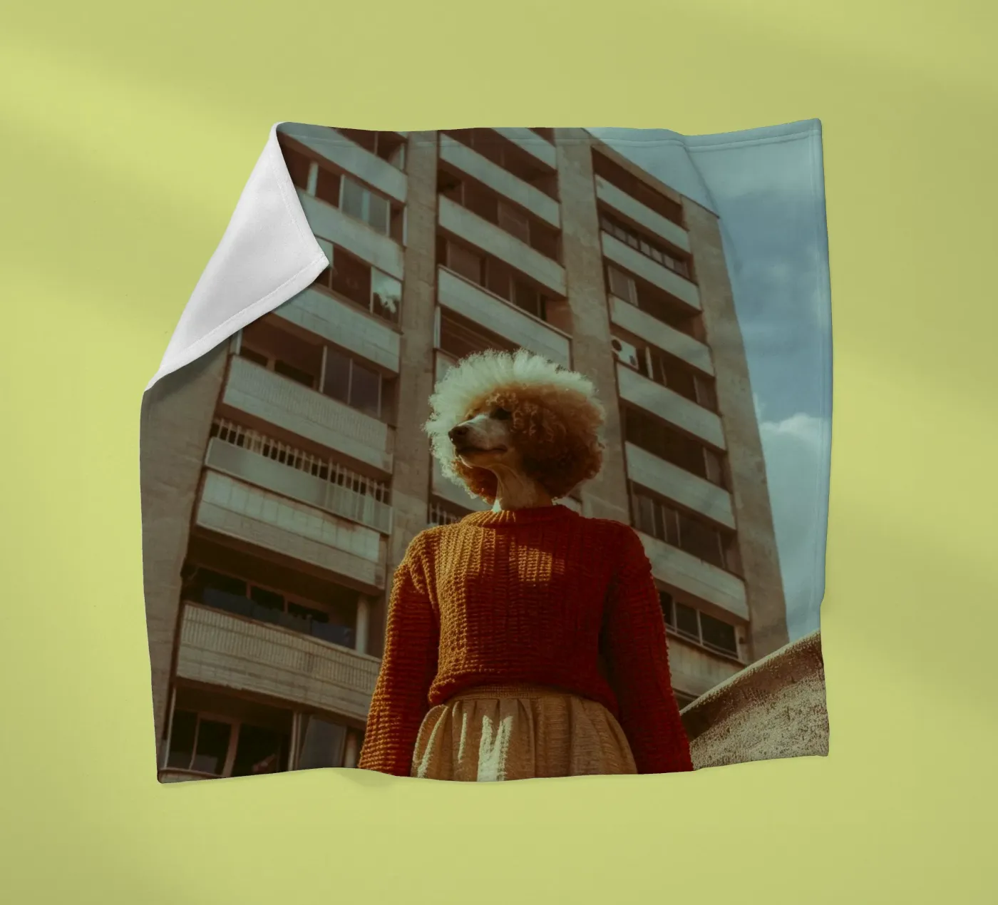 Marlène Fleecedecke von Affiches Chien Originales – Dogland