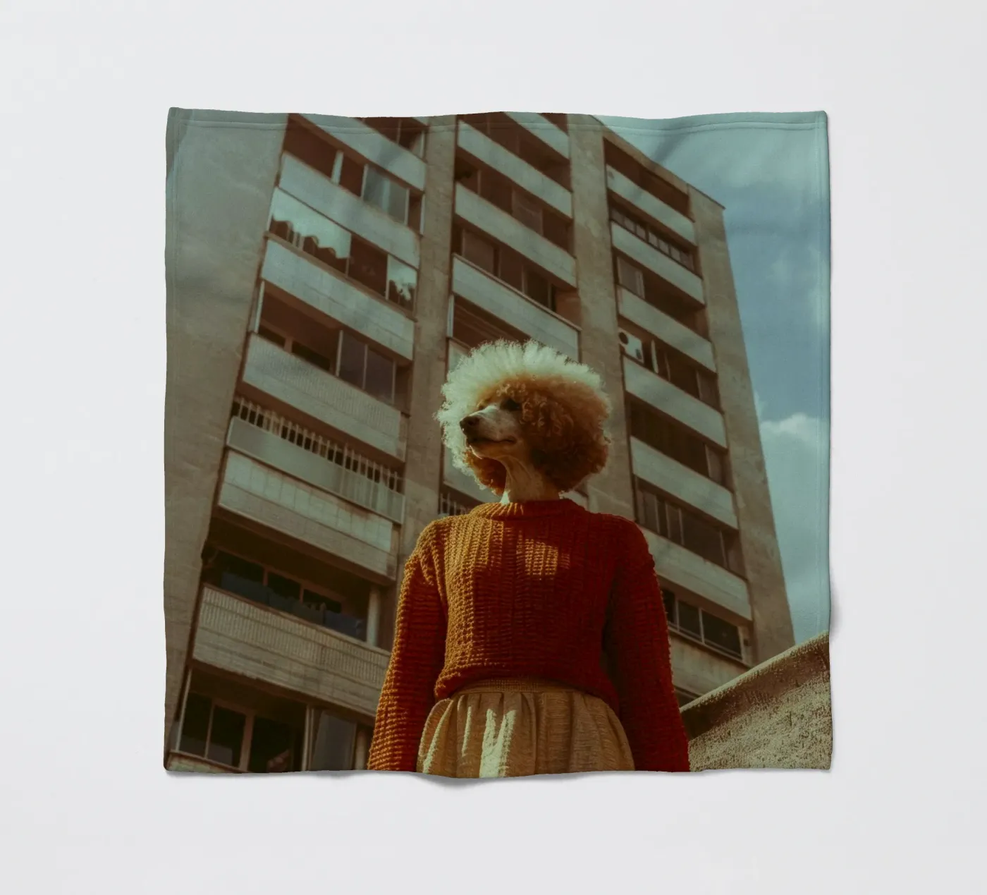 Marlène Fleecedecke von Affiches Chien Originales – Dogland