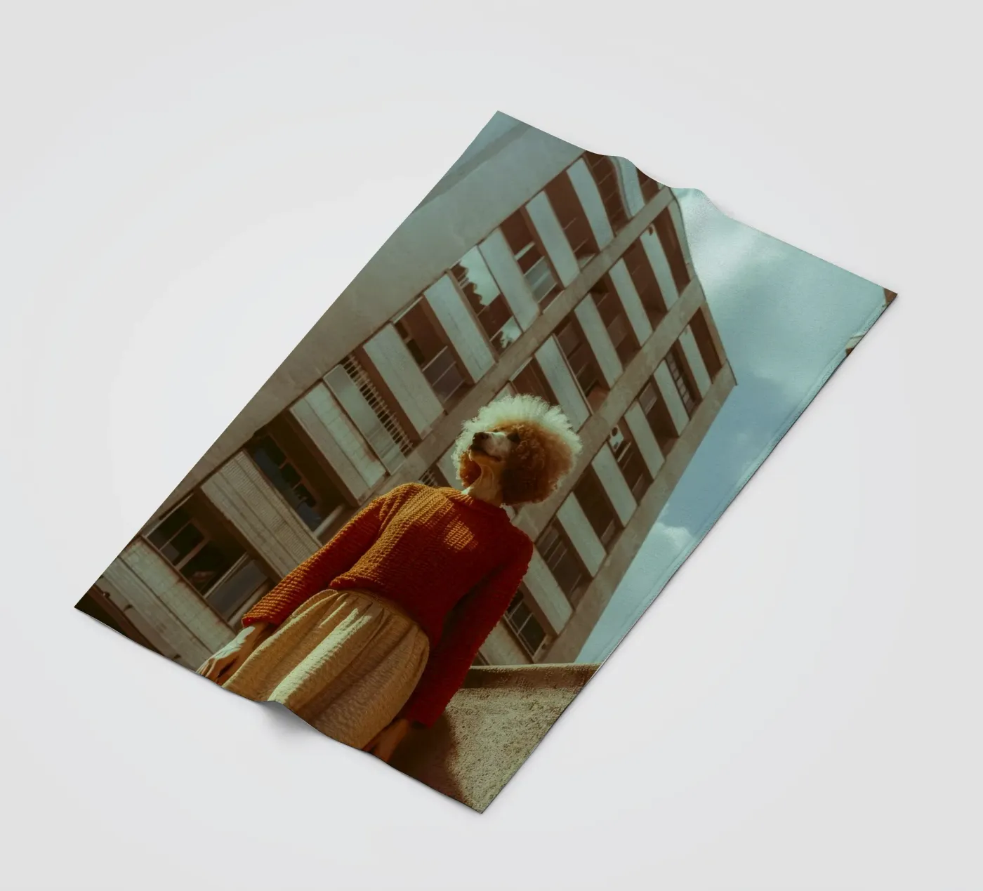 Marlène Fleecedecke von Affiches Chien Originales – Dogland