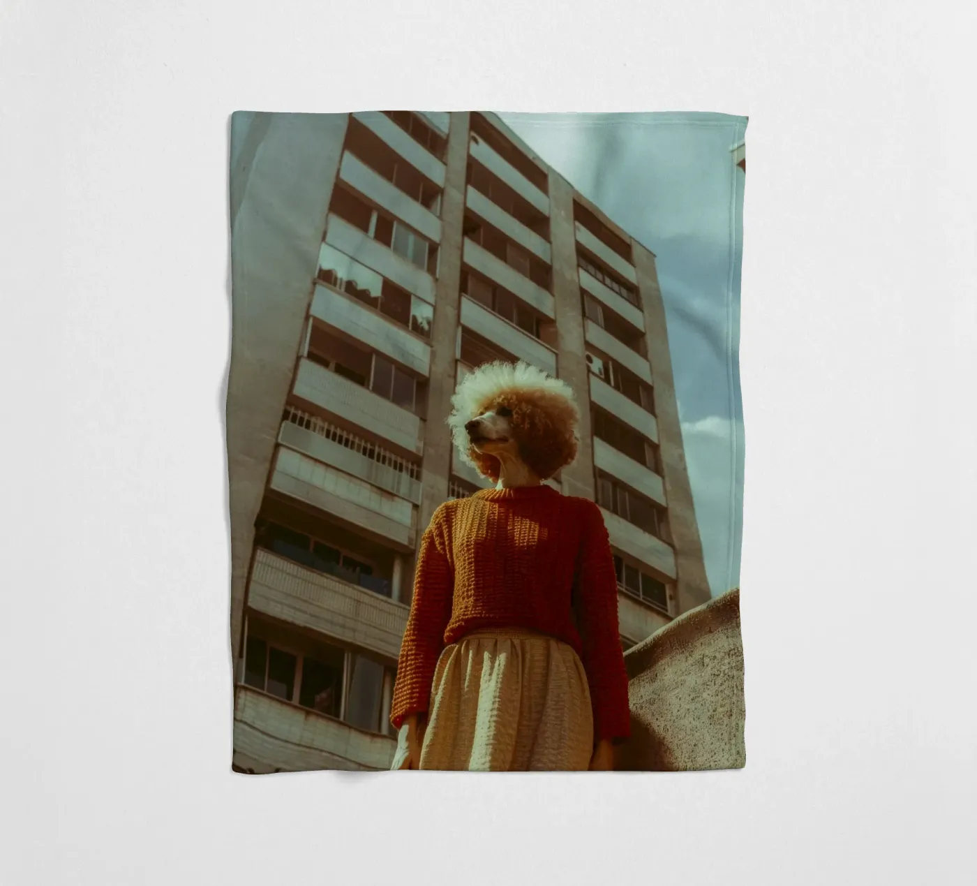 Marlène Fleecedecke von Affiches Chien Originales – Dogland