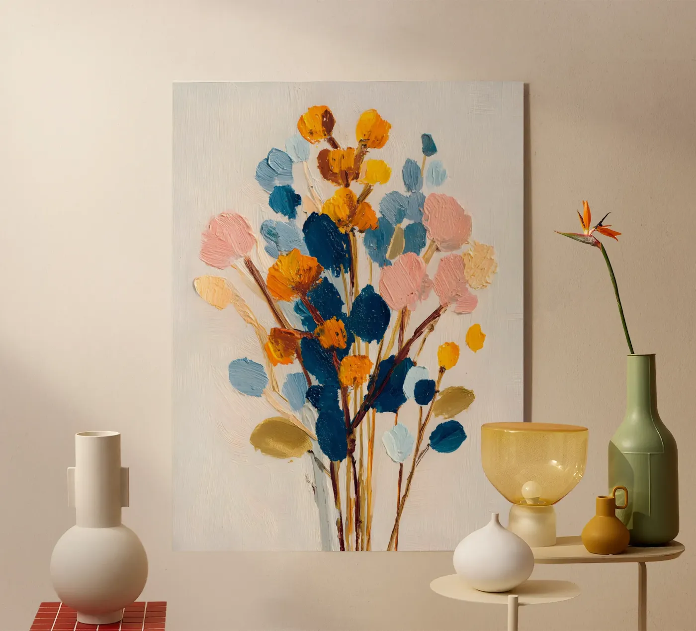 Golden Harmony acryl van Gypsy Galleria