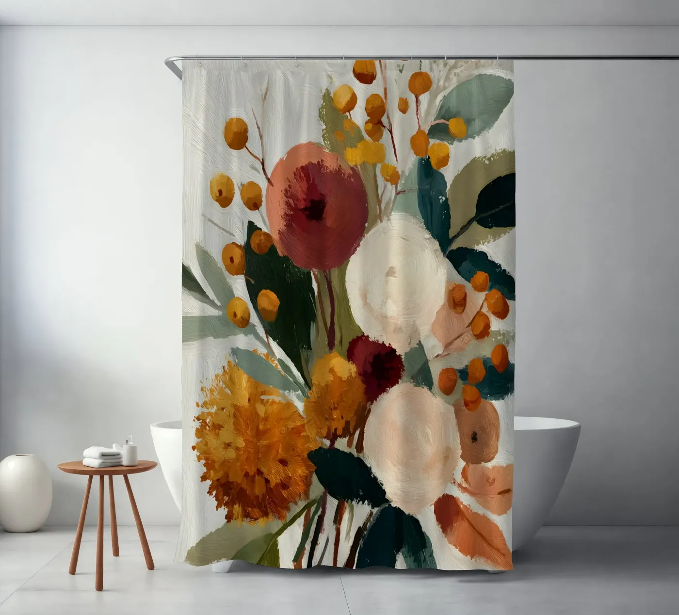 Rustic Elegance Duschvorhang von Gypsy Galleria