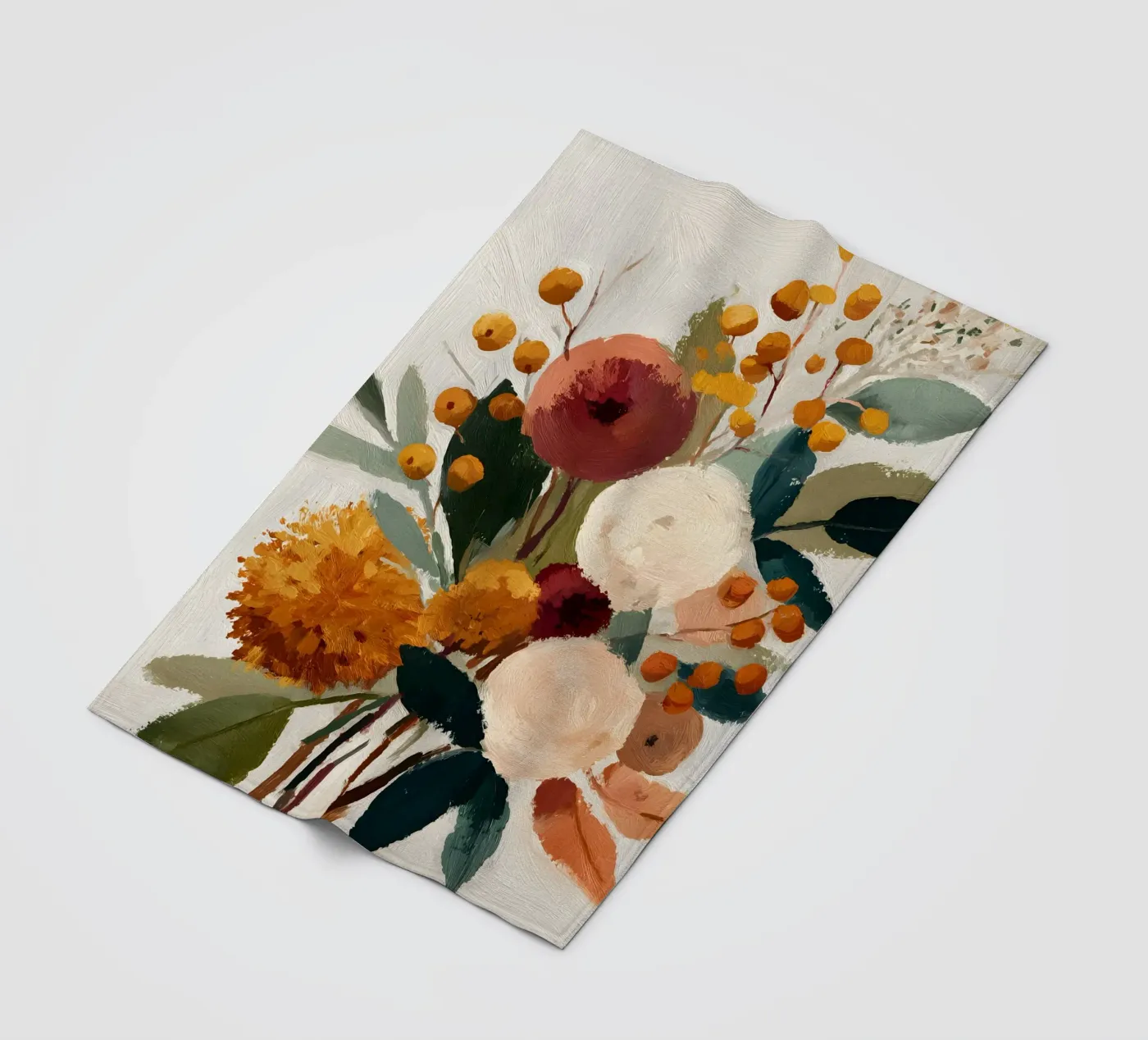 Rustic Elegance fleece blanket by Gypsy Galleria