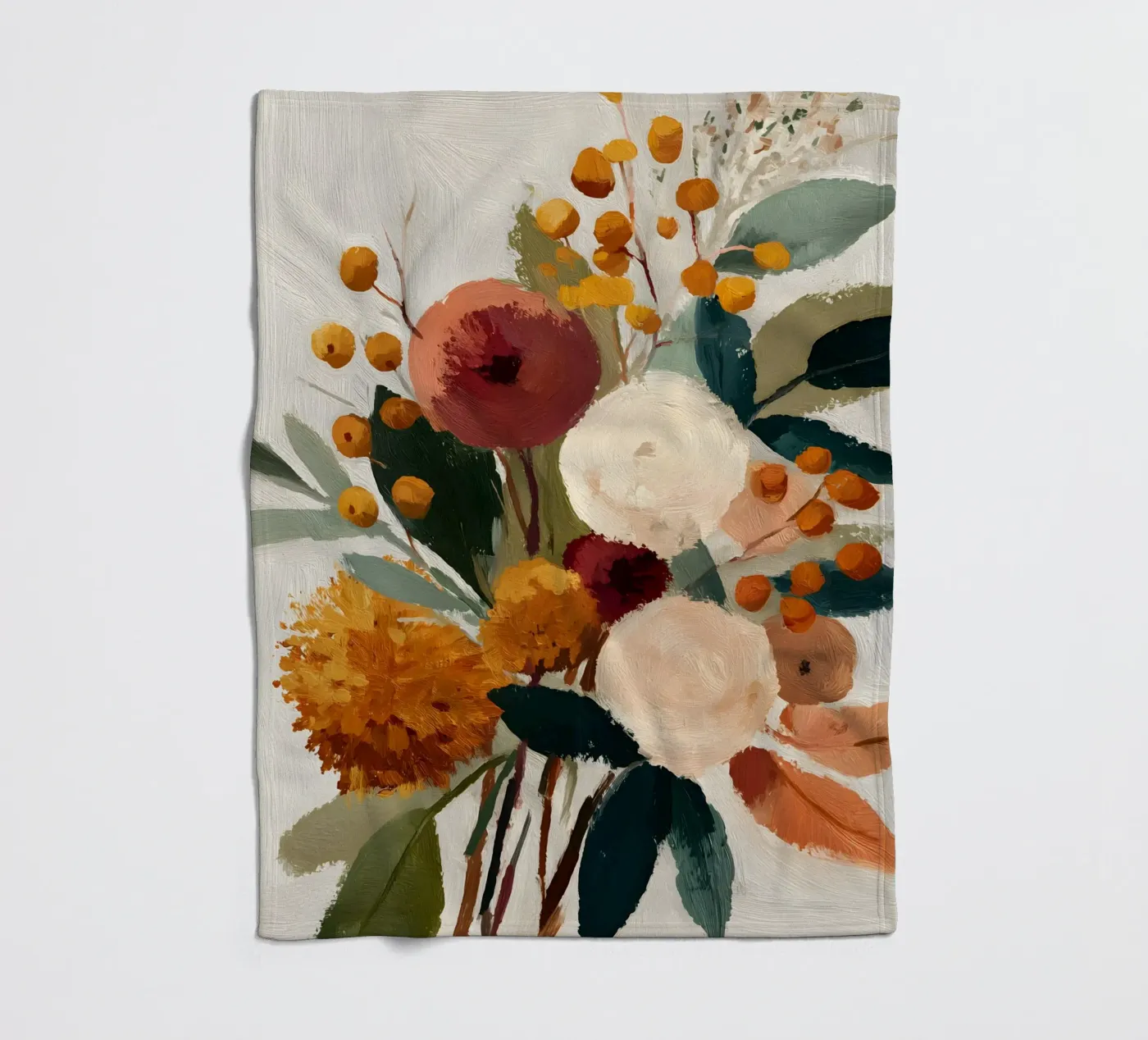 Rustic Elegance fleece blanket by Gypsy Galleria