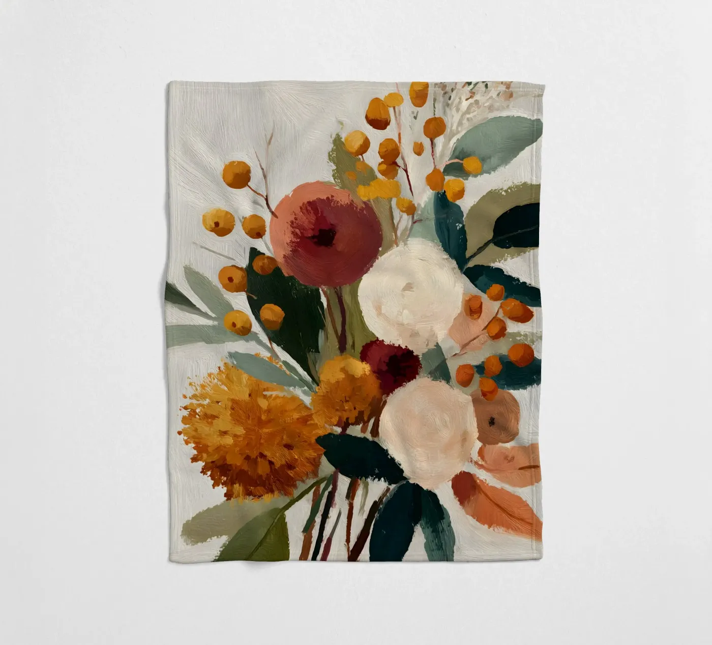 Rustic Elegance fleece blanket by Gypsy Galleria