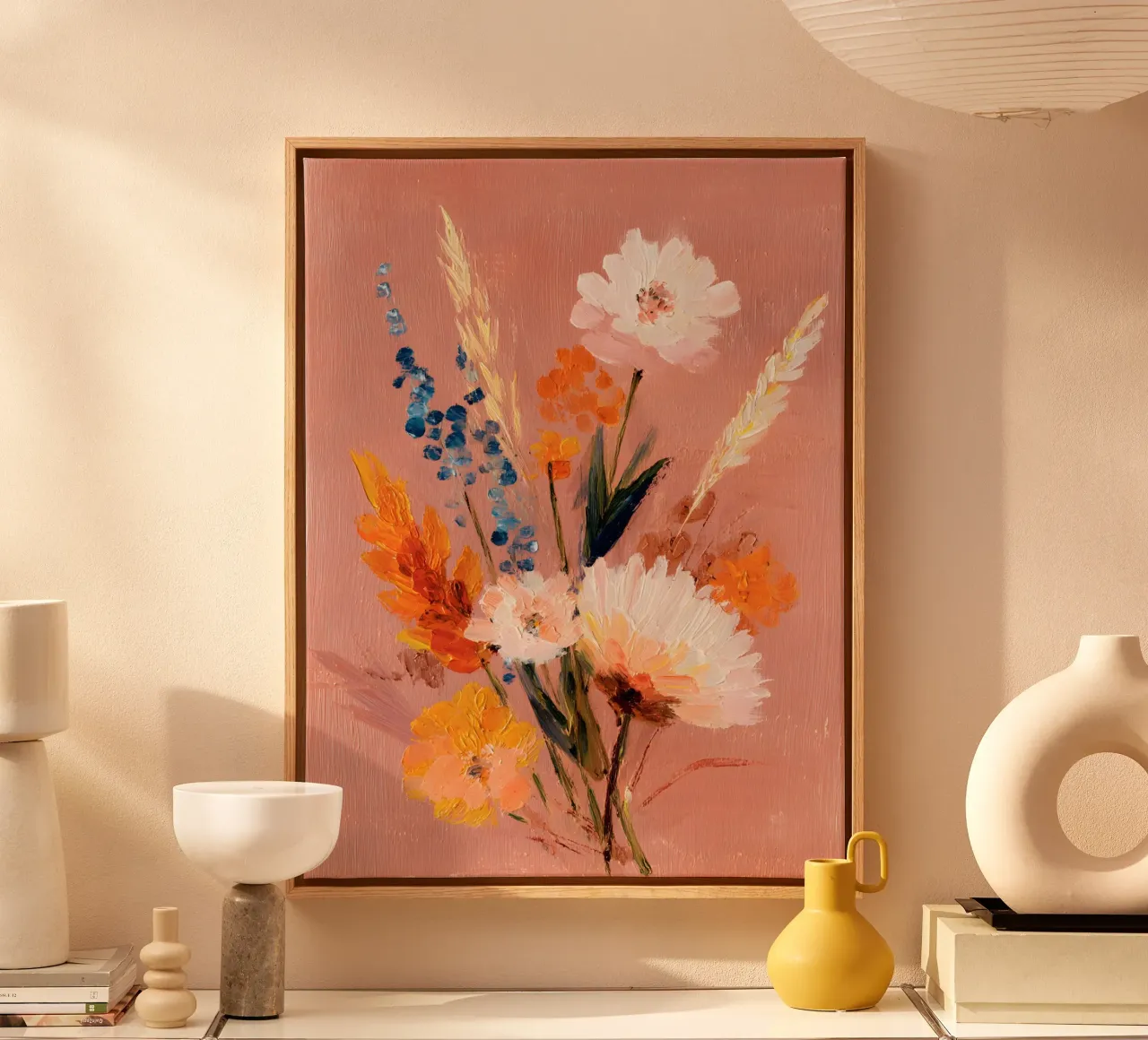 Golden Meadow tela con Cornice a cassetta da Gypsy Galleria