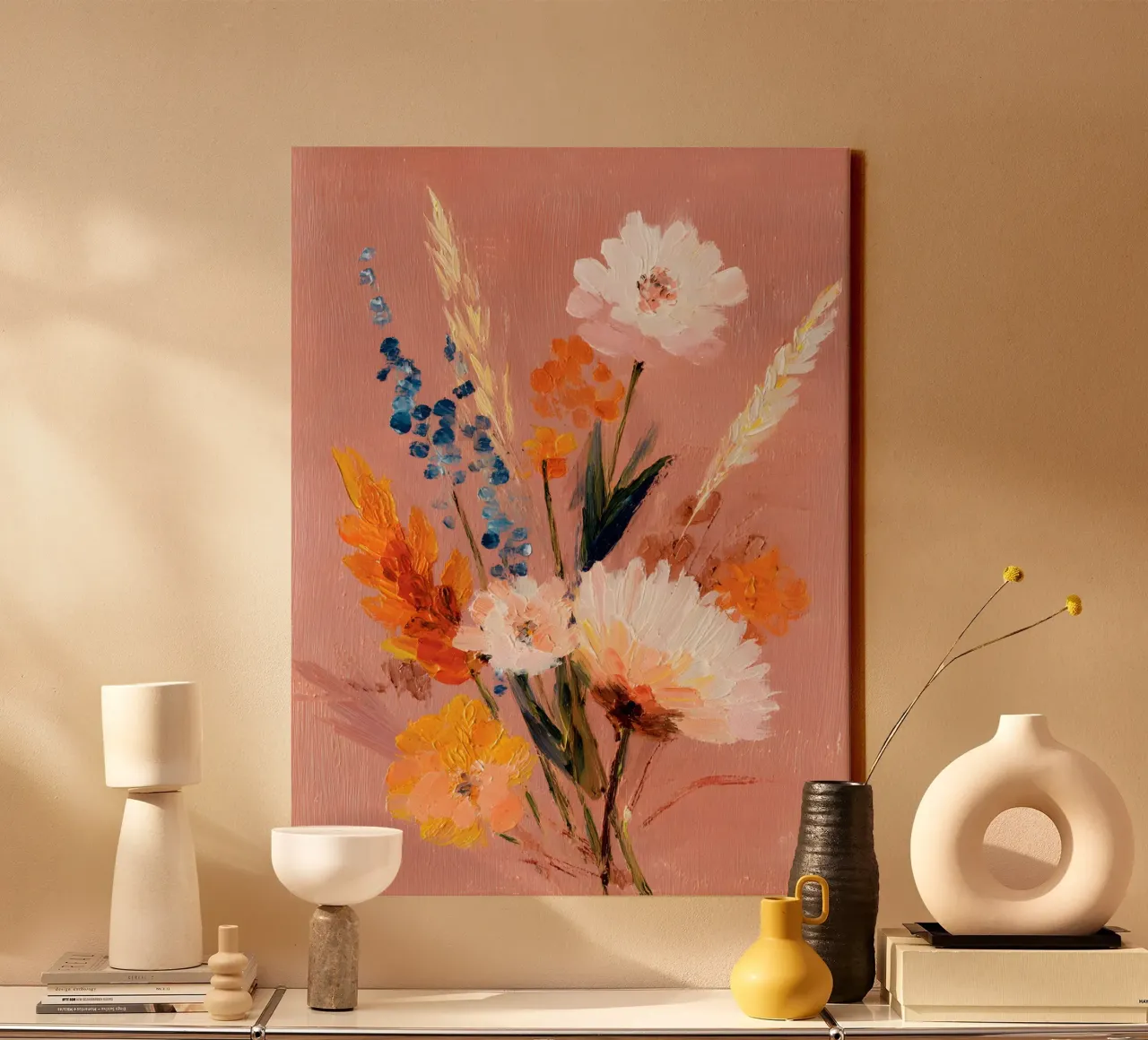 Golden Meadow tela con Cornice a cassetta da Gypsy Galleria