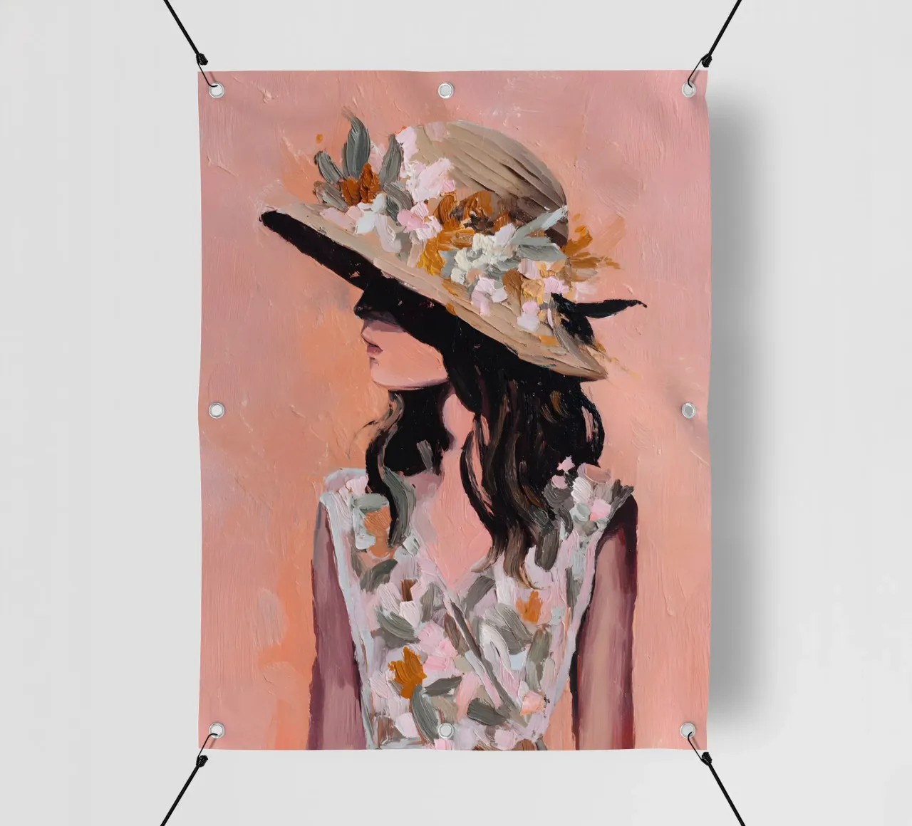 Lady in Bloom telo in pvc da Gypsy Galleria