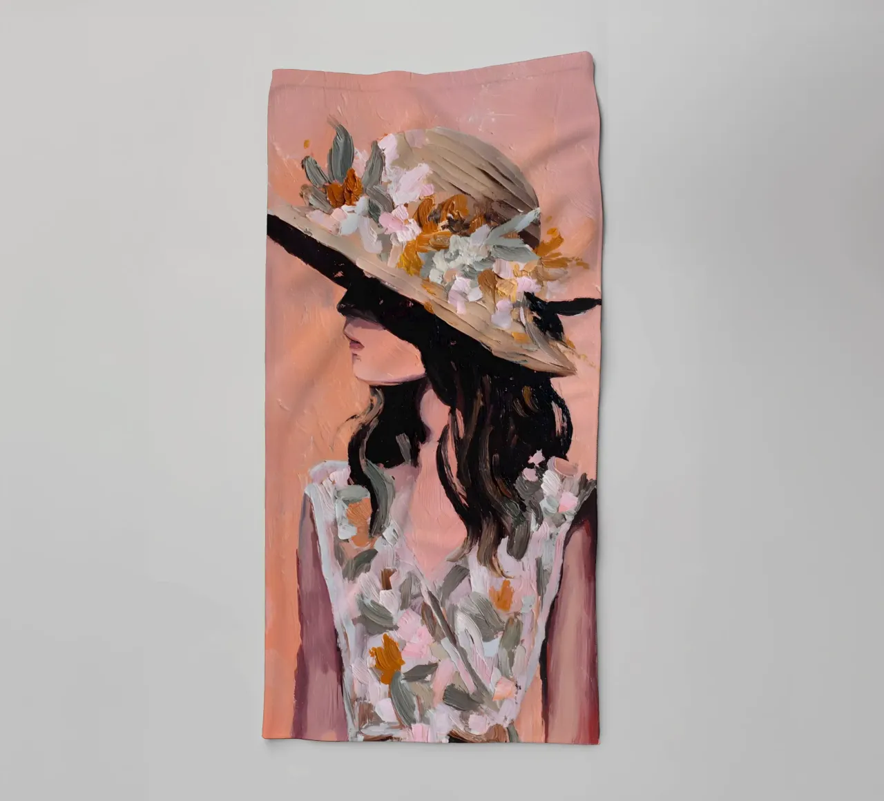 Lady in Bloom asciugamano da bagno da Gypsy Galleria