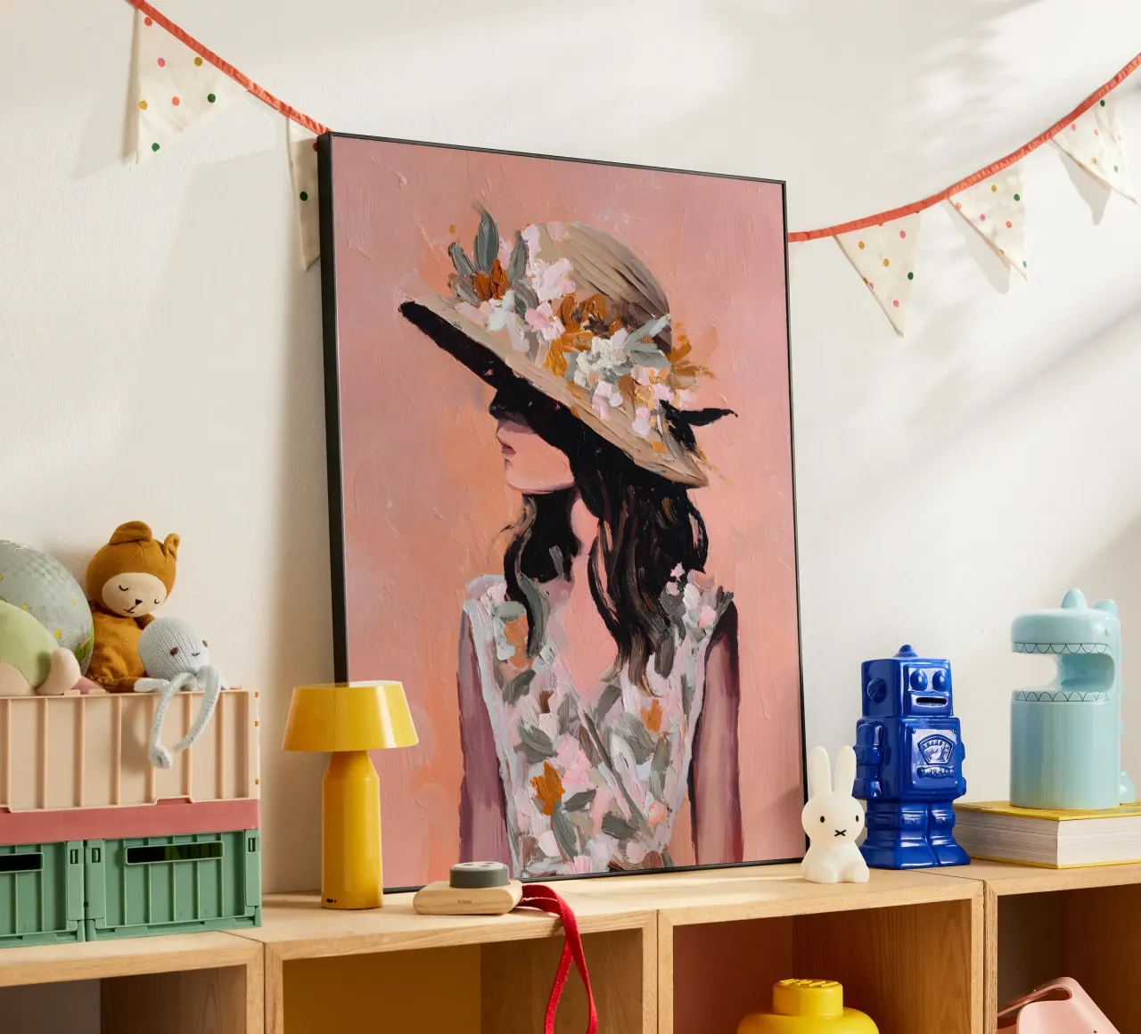 Lady in Bloom alluminio dibond da Gypsy Galleria