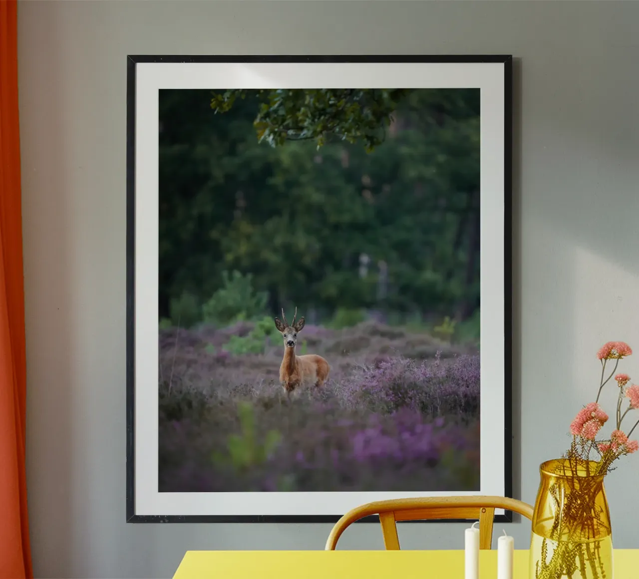 Maschio di capriolo poster da Tom's Wildlife