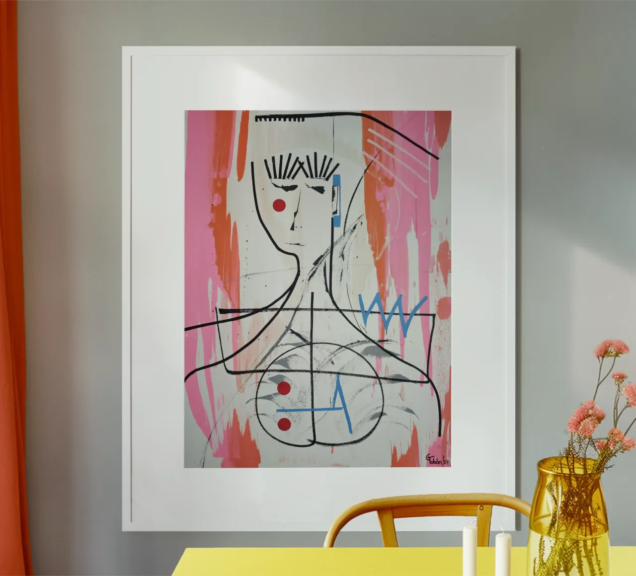 Survivor poster con telaio in legno da gtobonart