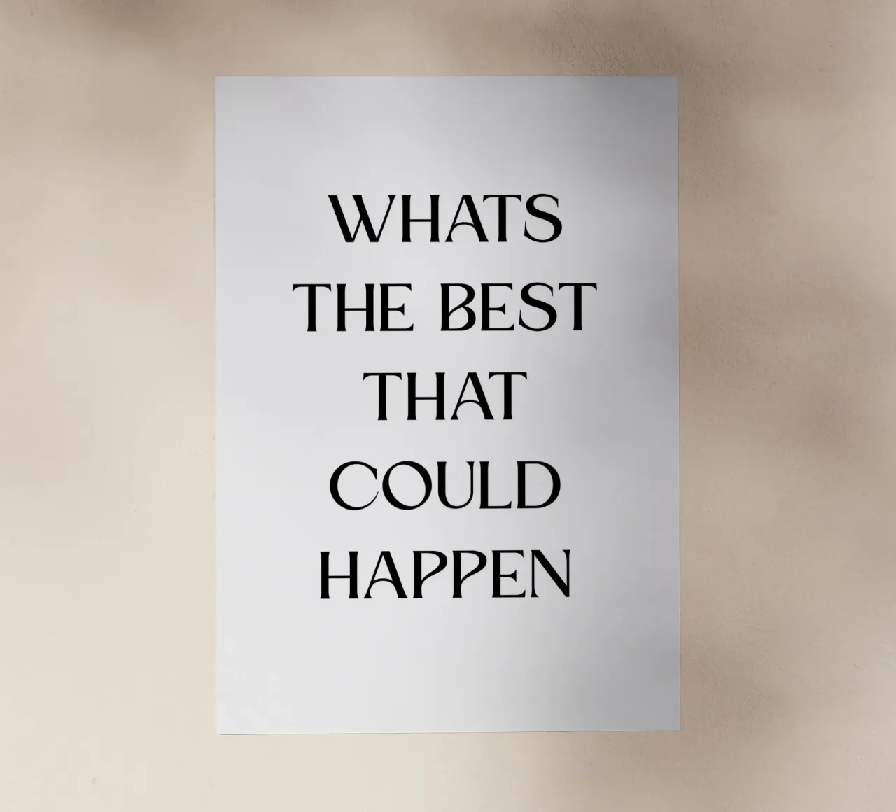 What's the best that could happen pellicola backlit da PinkCandyWalls