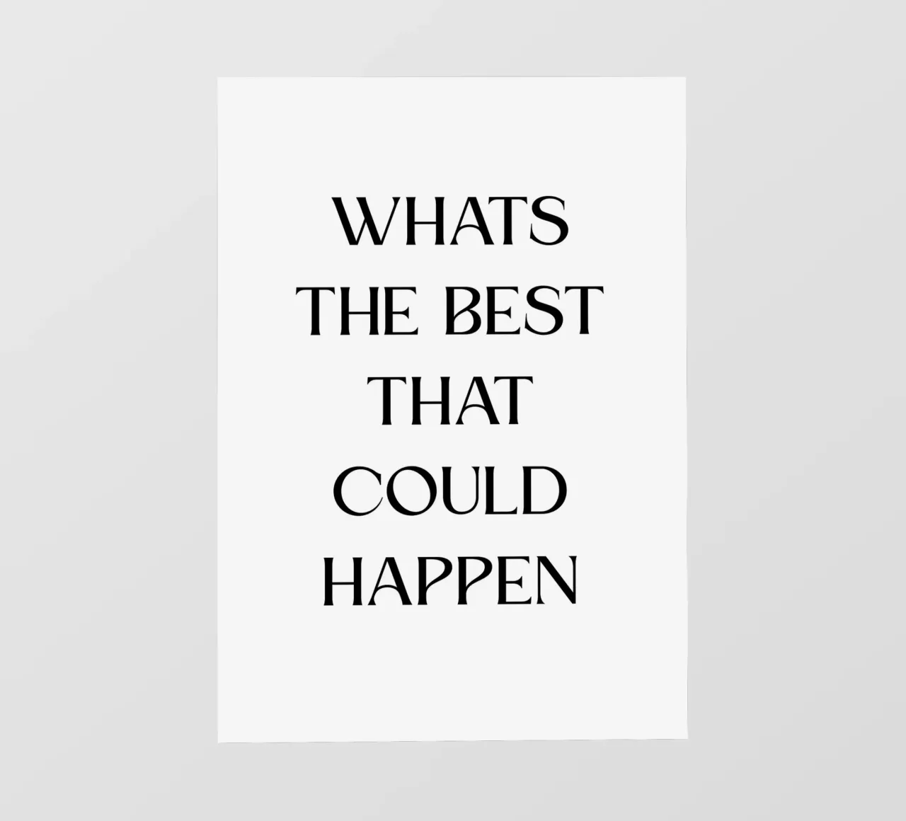 What's the best that could happen pellicola backlit da PinkCandyWalls