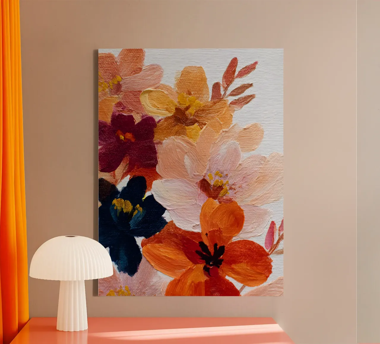 Floral Glow tela con Cornice a cassetta da Gypsy Galleria