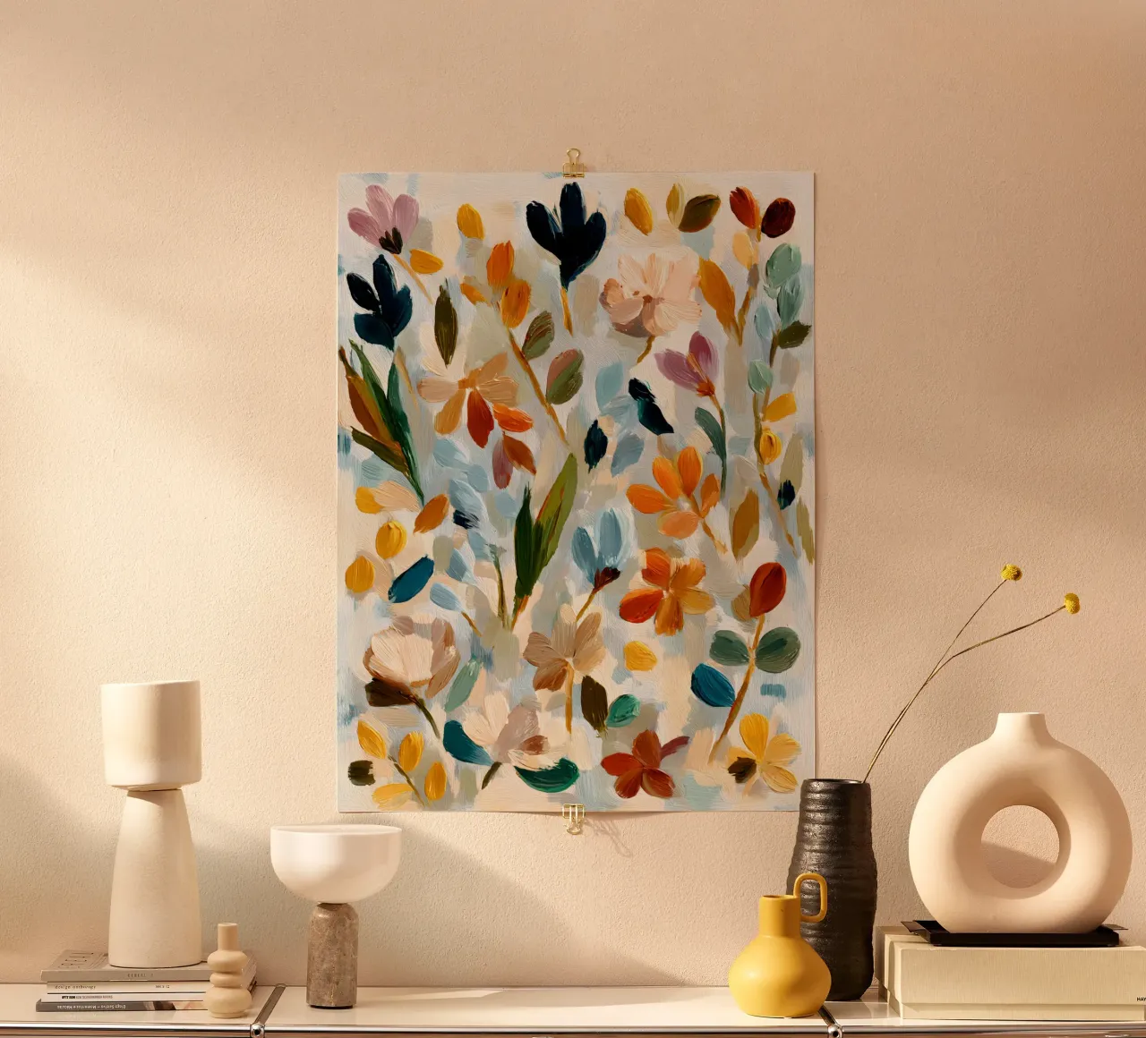 Wild Meadow poster con telaio in plastica da Gypsy Galleria