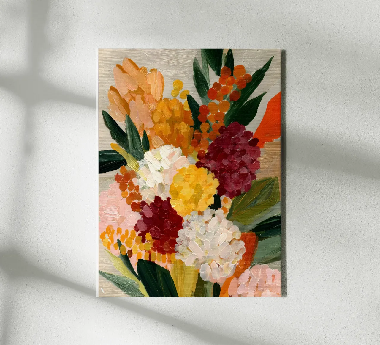 Harvest Bouquet tela con Cornice a cassetta da Gypsy Galleria