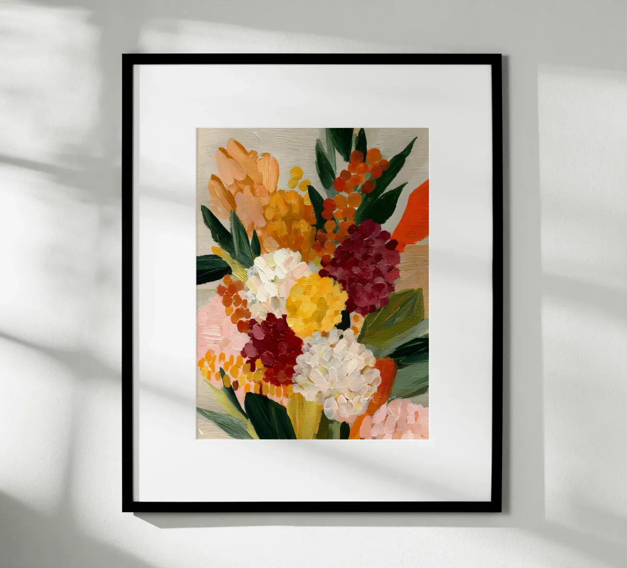 Harvest Bouquet poster con telaio in alluminio da Gypsy Galleria