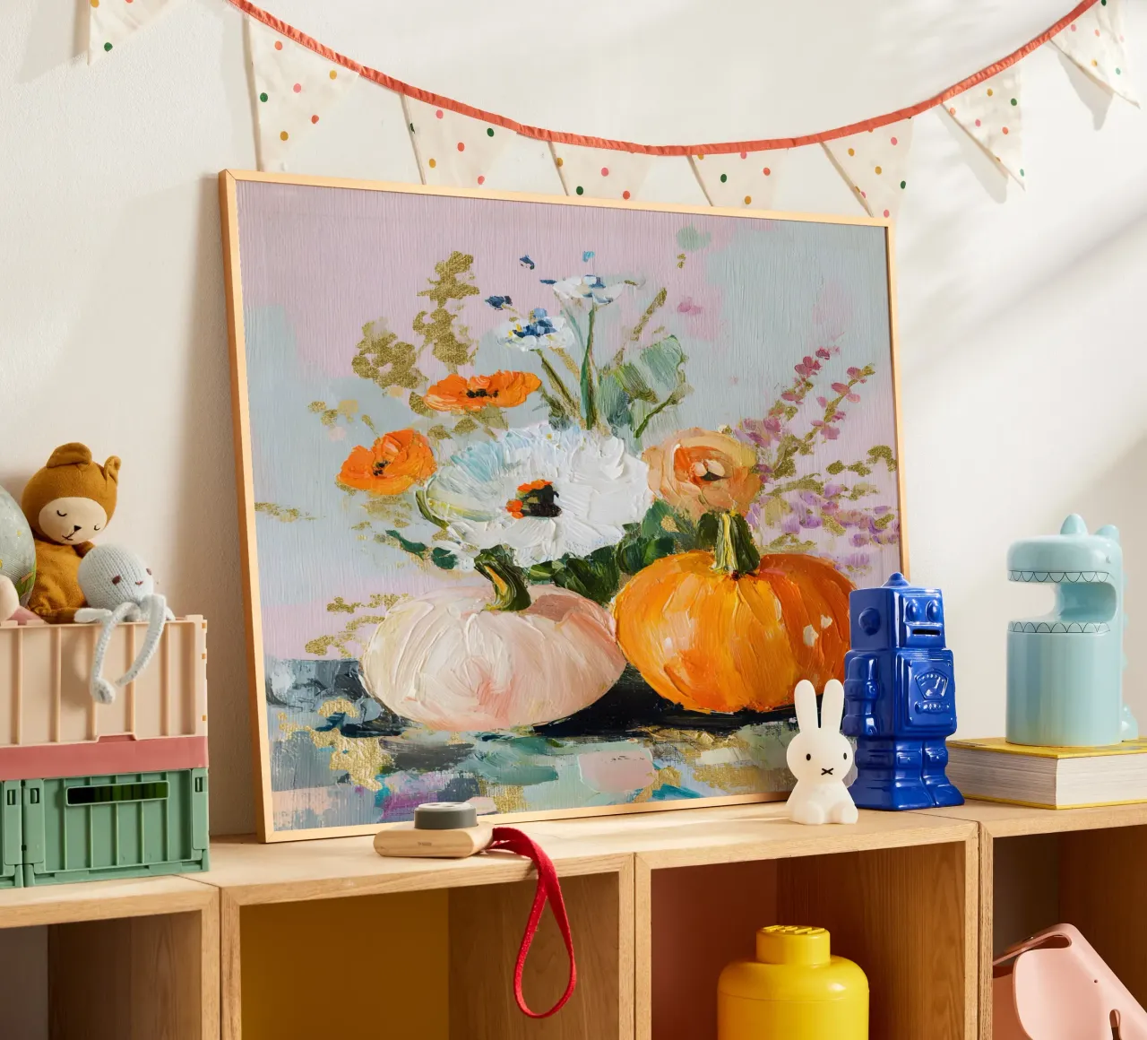 Autumn Harvest poster con telaio in legno da Gypsy Galleria