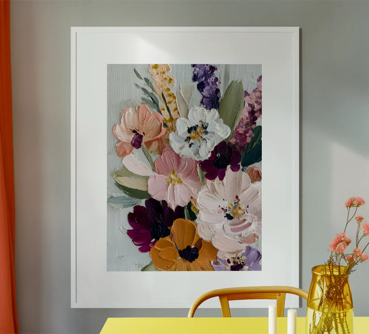 Bloom Symphony poster con telaio in alluminio da Gypsy Galleria