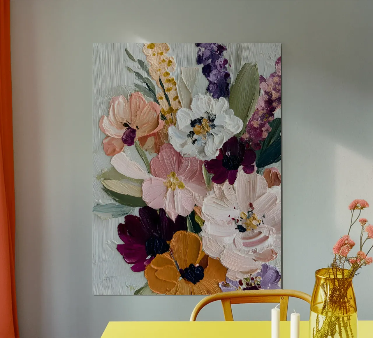 Bloom Symphony poster con telaio in alluminio da Gypsy Galleria